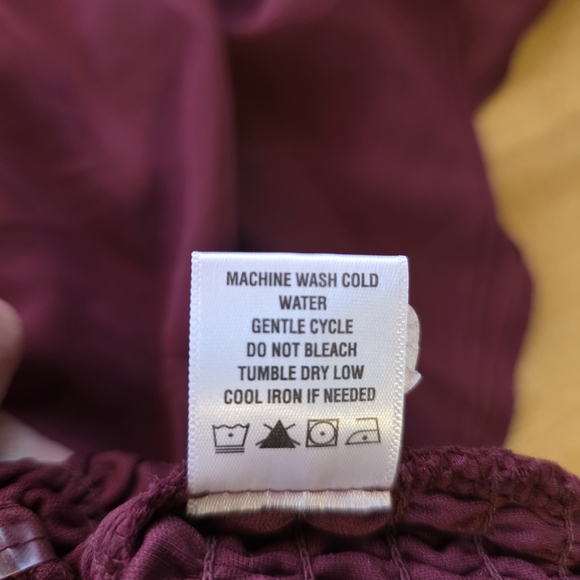 Sam & Jess Batwing Sleeve Smocked Hem Blouse (BL25) - Picture 6 of 11